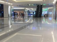 Crescent mall, artificial marble floor tile joints seamless project and maintenance project.